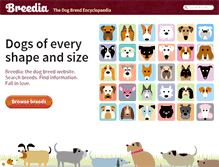 Tablet Screenshot of breedia.com